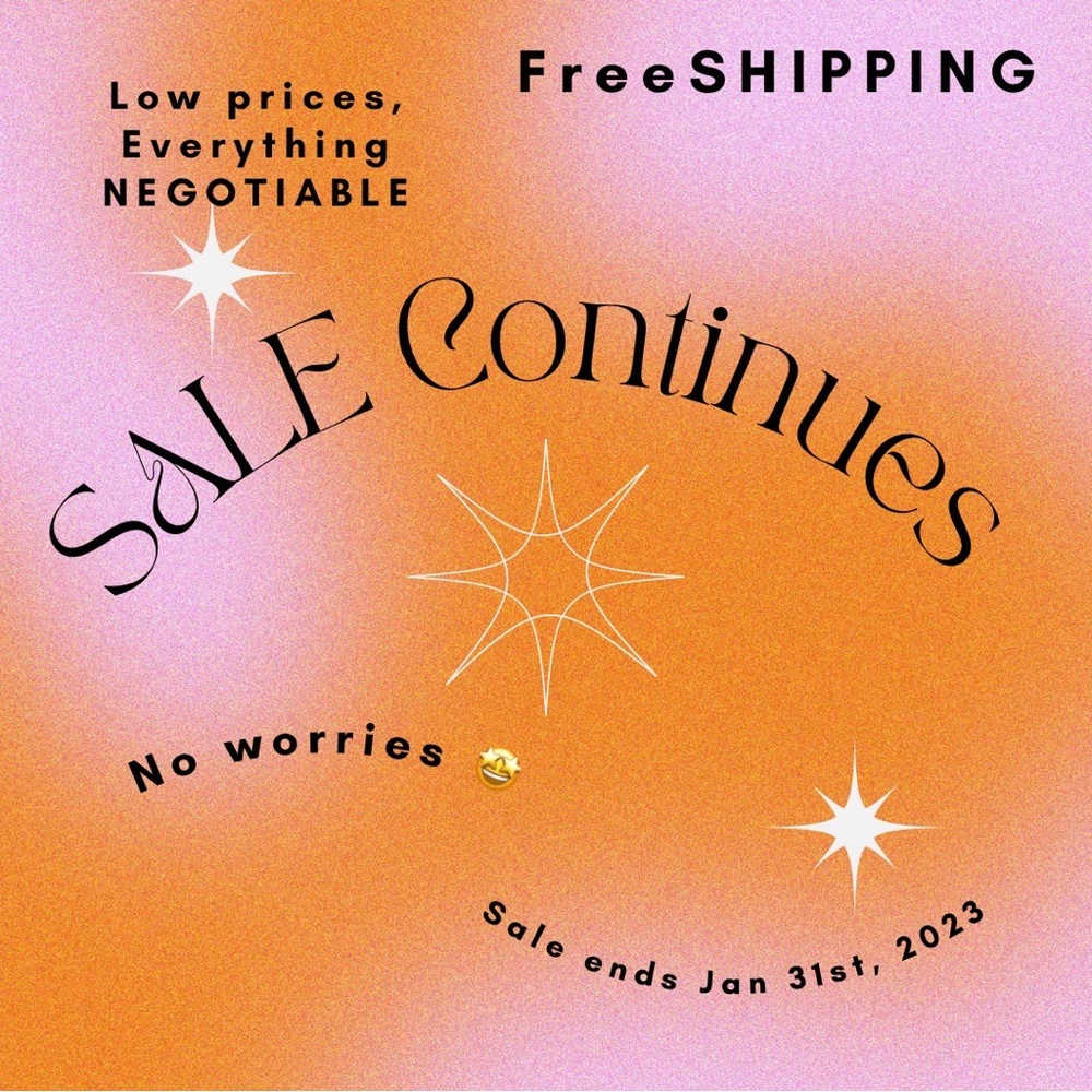 SALE CONTINUES